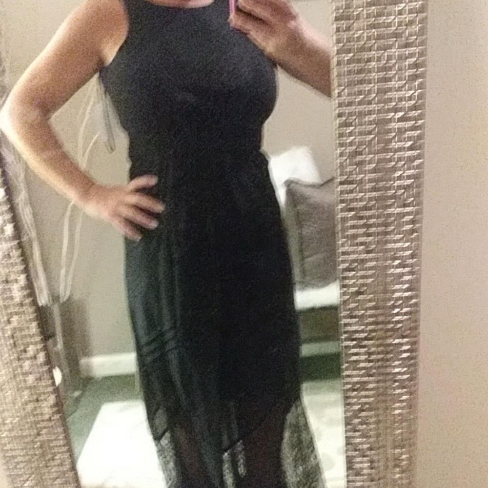 Jessica Simpson black lace dress - Picture 2 of 6